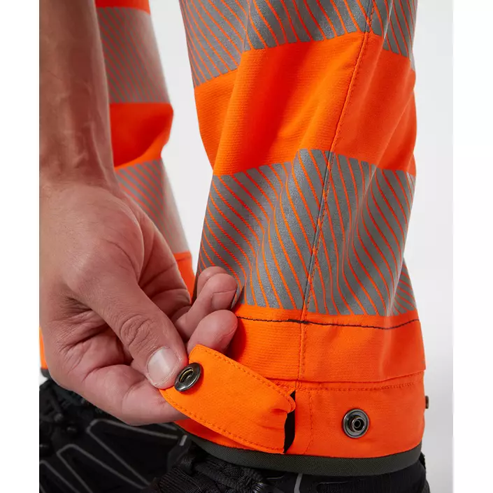 Helly Hansen ICU BRZ service trousers full stretch, Ebony/Hi-Vis Orange, large image number 4