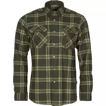 Pinewood Prestwick skogsarbetare skjorta, Dark Green/Green