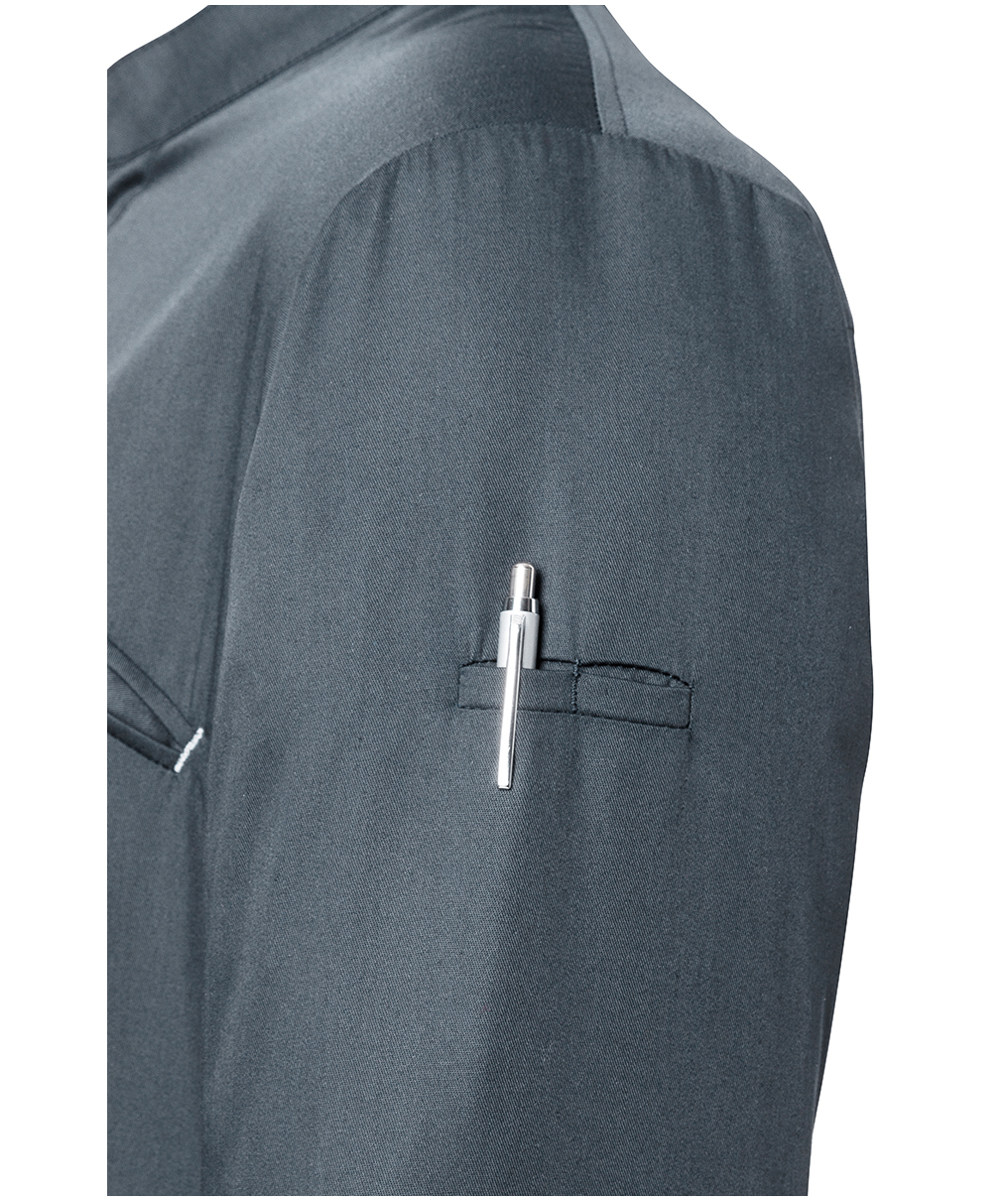 Karlowsky Modern-Touch short-sleeved chef jacket, Anthracite, large image number 5