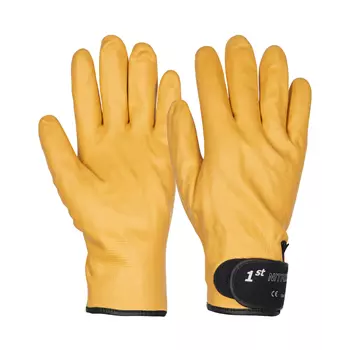 OS 1st Nitrix work gloves, Yellow