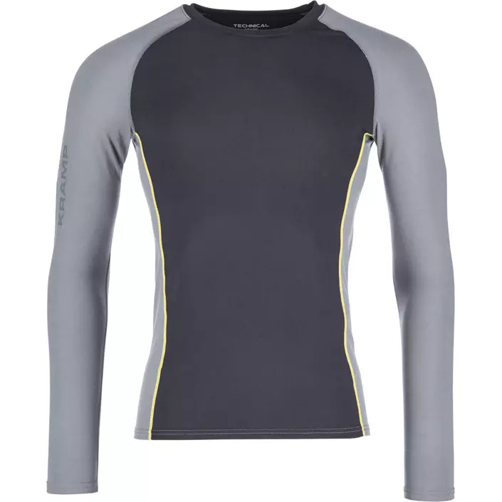 Kramp Technical Carbon thermal undershirt, Black/Grey, large image number 0