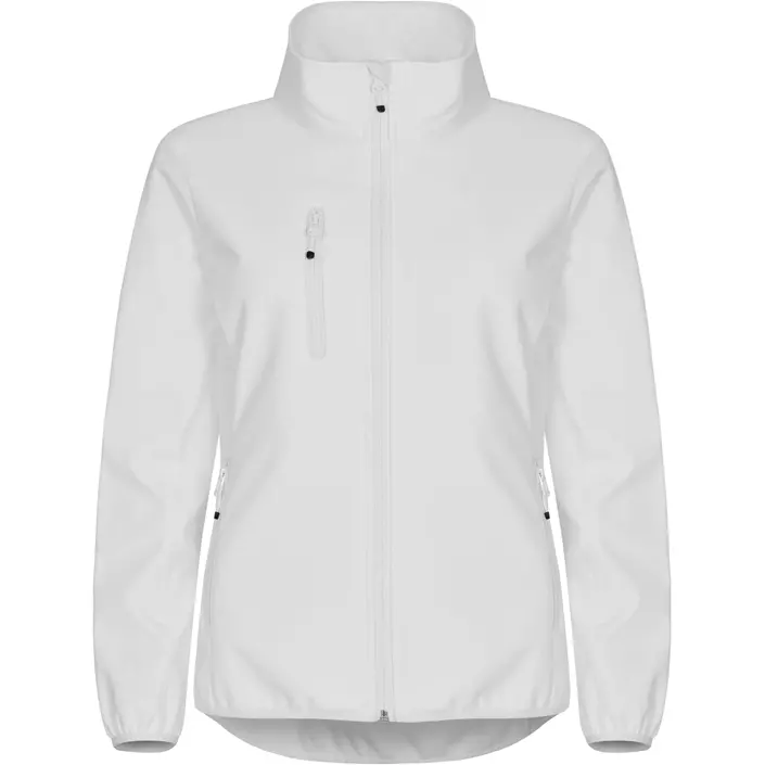 Clique Classic women's softshell jacket, White, large image number 0