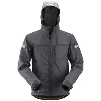 Snickers AllroundWork softshell jacket 1229, Steel Grey/Black
