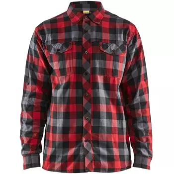 Blåkläder flannel snekkerskjorte, Rød/Svart