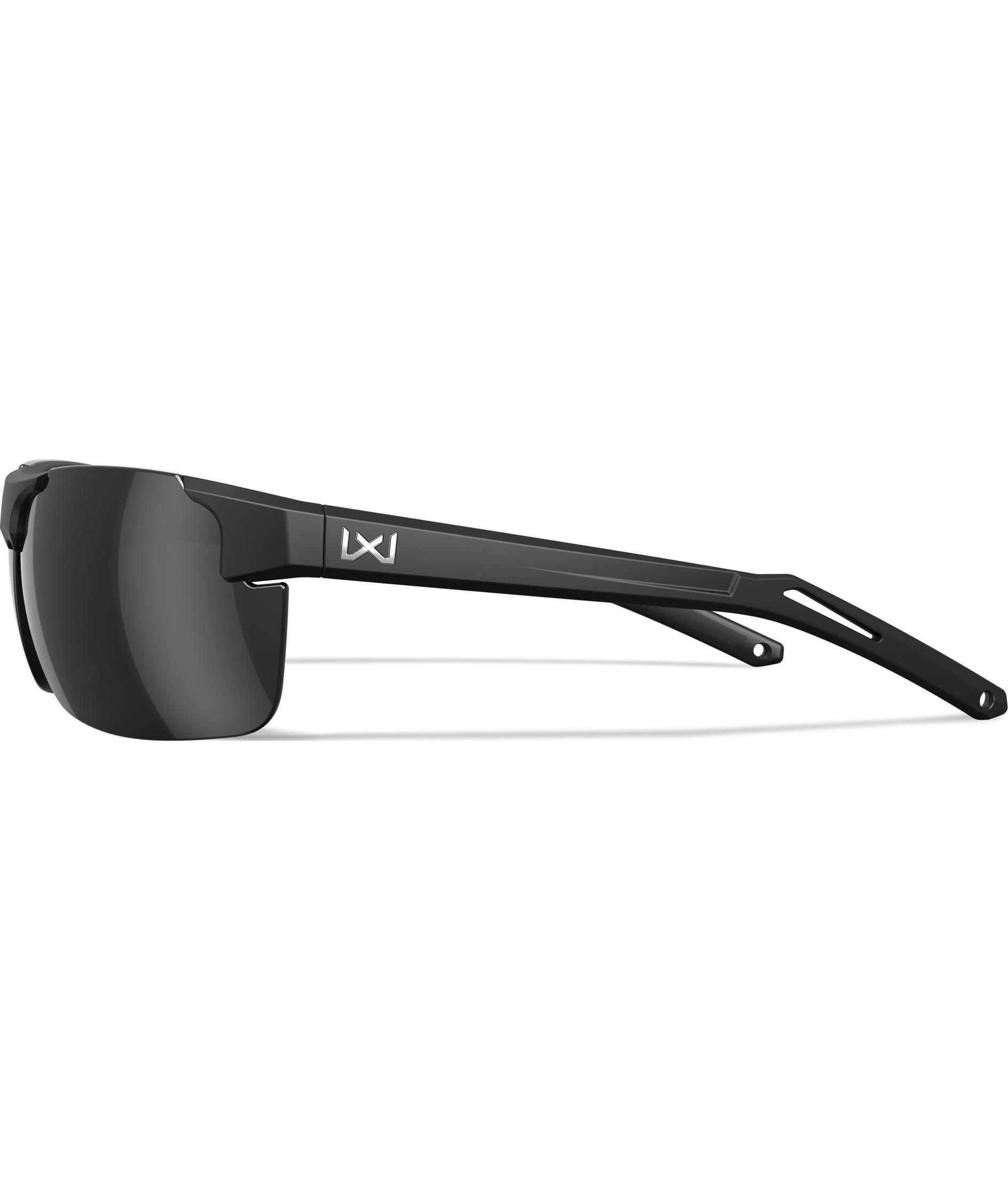 Wiley X WX Prime sunglasses, Matte Black/Black, Matte Black/Black, large image number 3