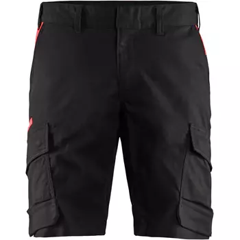 Blåkläder work shorts, Black/Red