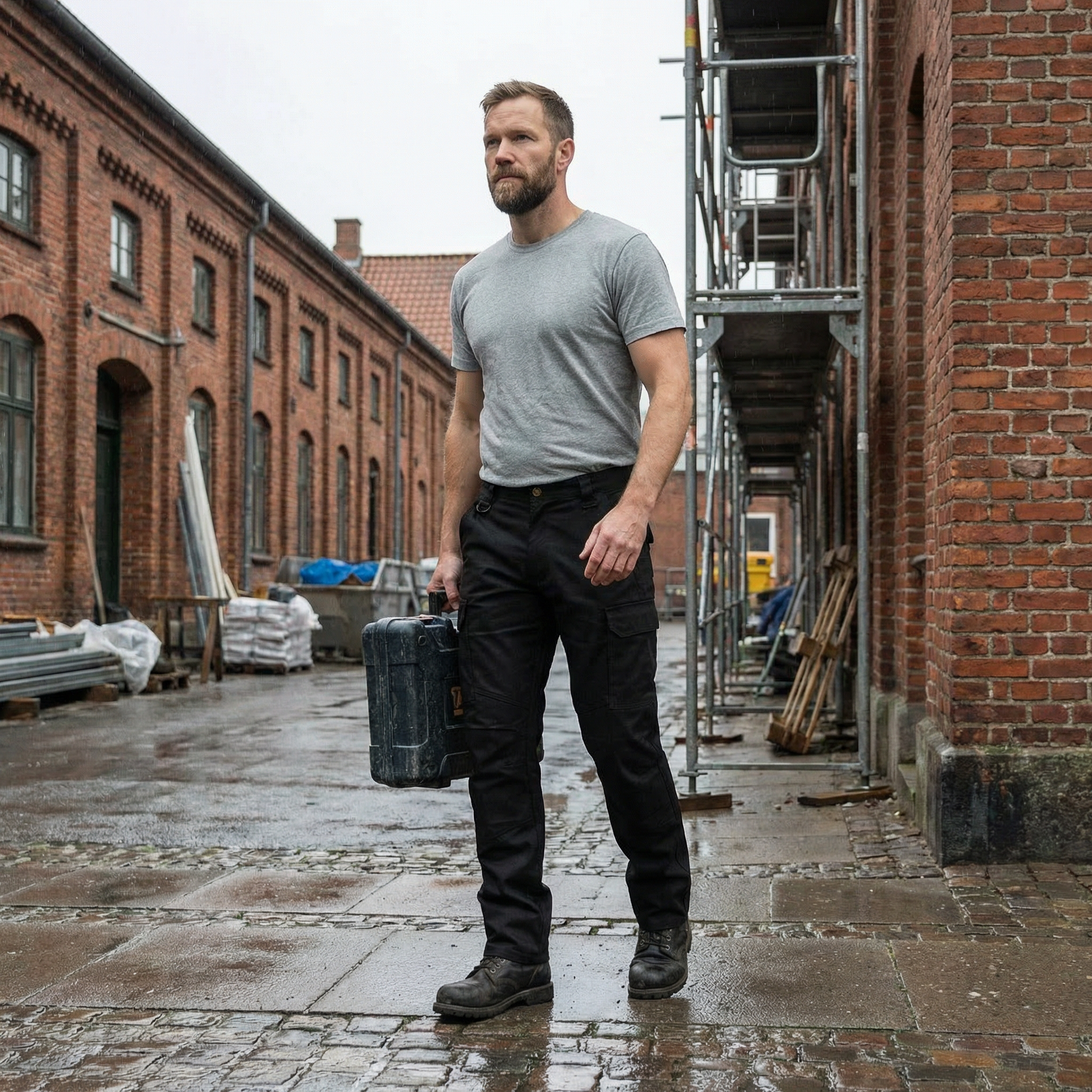 Toni Lee Emil servicebyxa, Svart