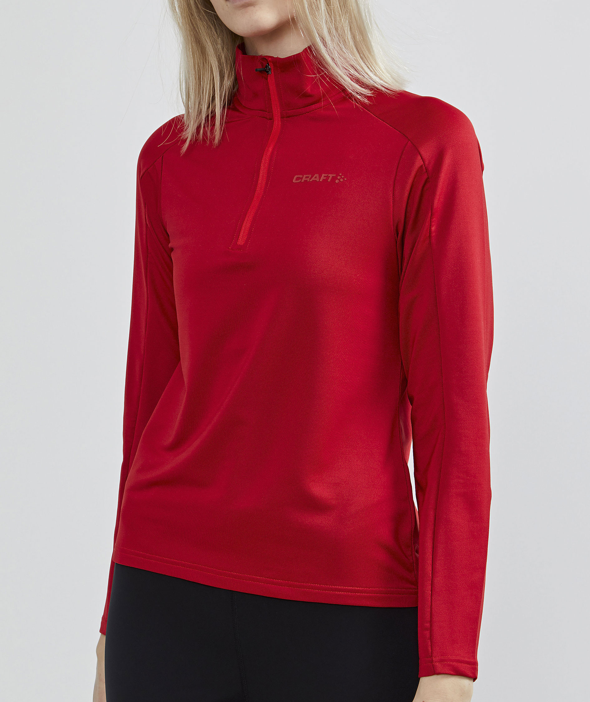 Craft Core Gain half zip midlayer dam, Bright red, large image number 3