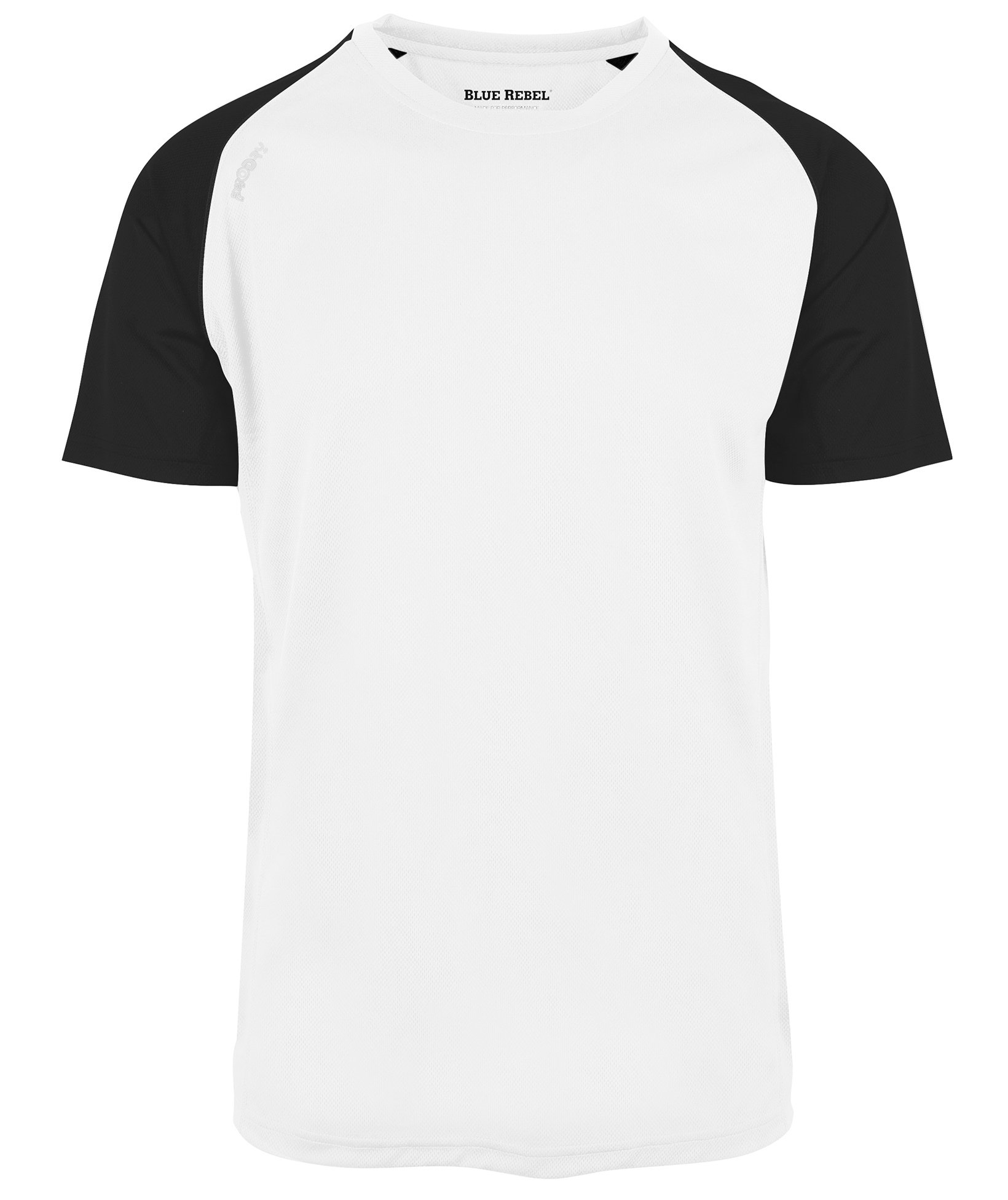 Blue Rebel Dragon Kontrast  T-shirt, White, White, swatch