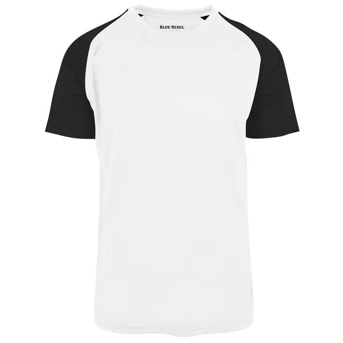 Blue Rebel Dragon Kontrast  T-shirt, White, large image number 0