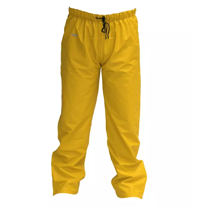 Ocean Weather Comfort PU rain trousers, Yellow, large image number 0