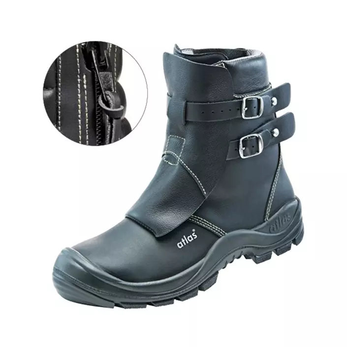 Atlas Duo Soft 792 safety boots S3, Black, large image number 0