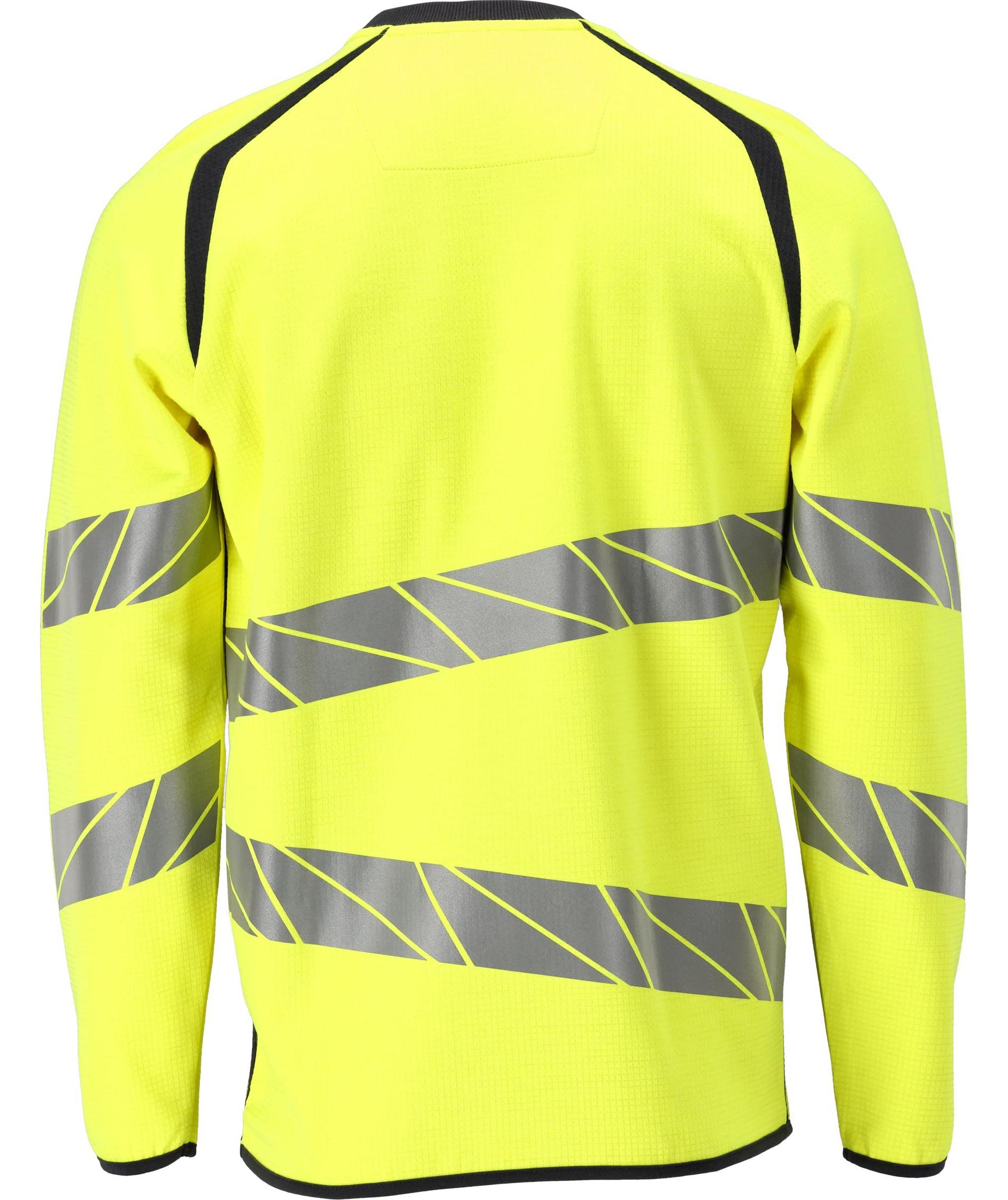 Mascot Accelerate Multisafe sweatshirt, Hi-Vis Yellow/Dark Marine