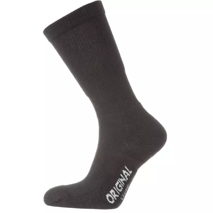 Kramp Original 2-pack leisure- and work socks, Black, Black, large image number 0