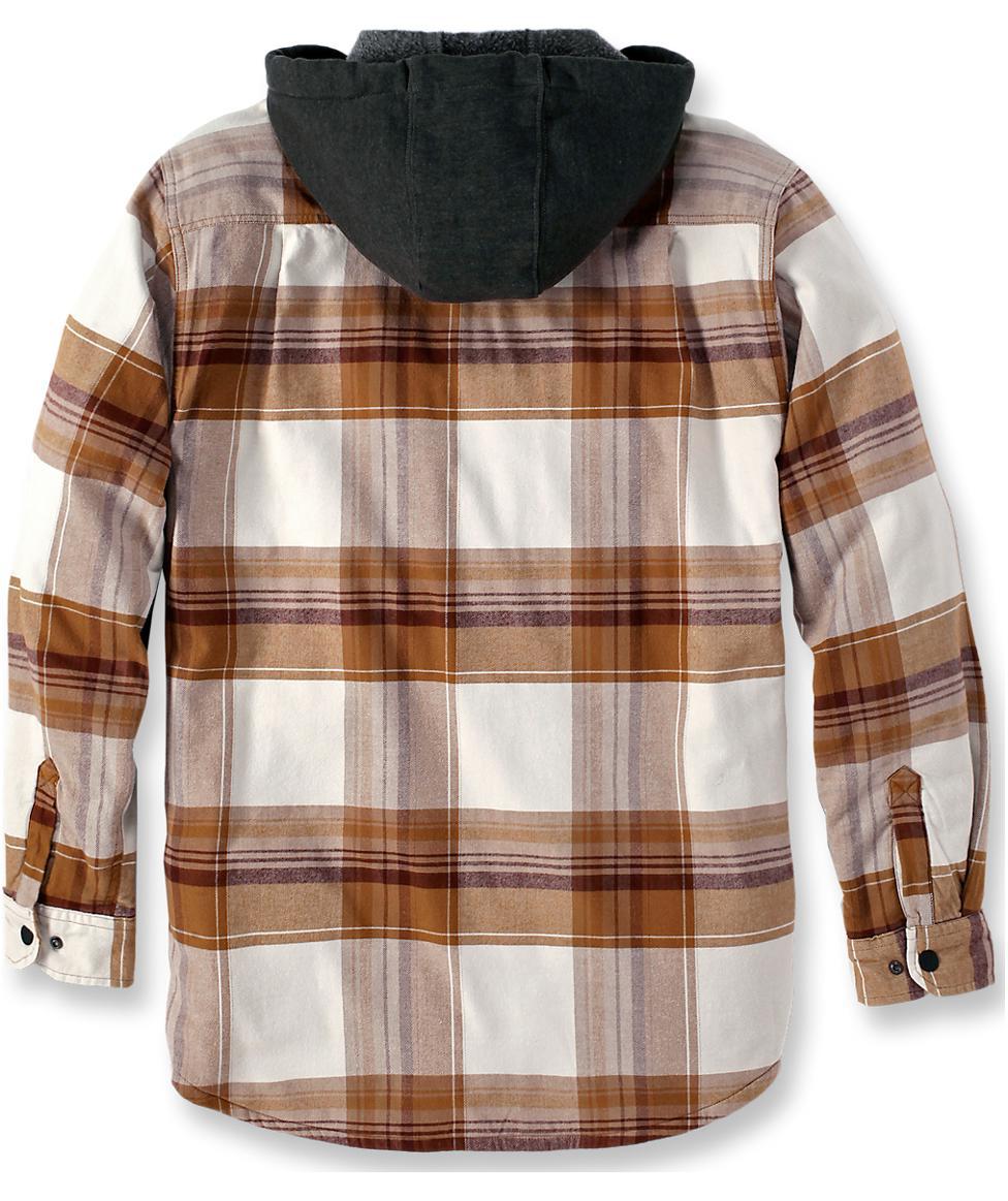 Carhartt fodrad flanellskjorta jacka, Carhartt Brown, large image number 2
