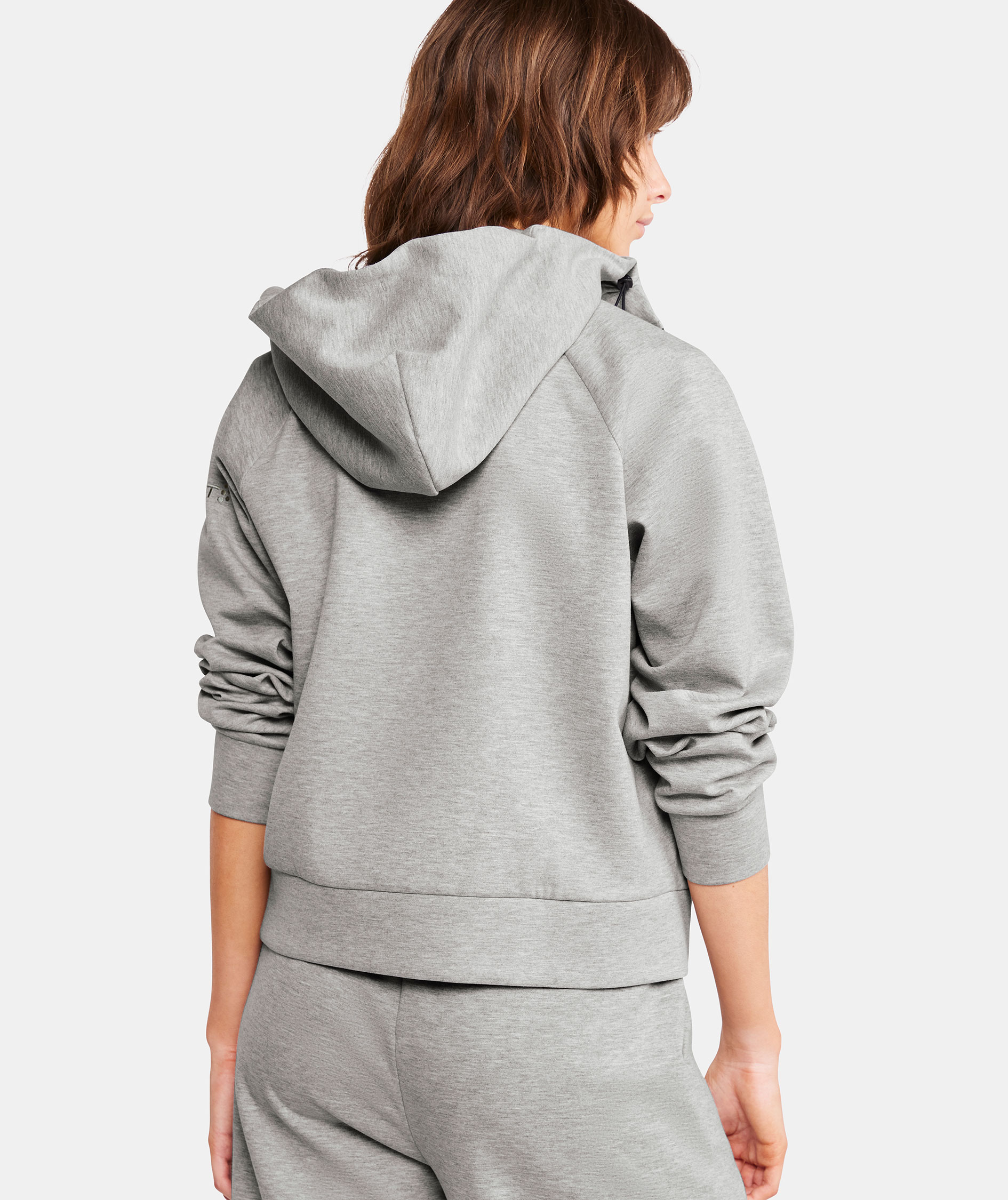 Craft ADV Join women's hoodie with zipper, Grey melange, large image number 4