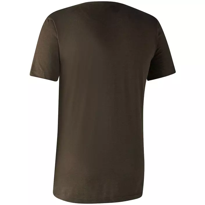 Deerhunter Basic 2-pack T-shirt, Brown Leaf Melange, large image number 4
