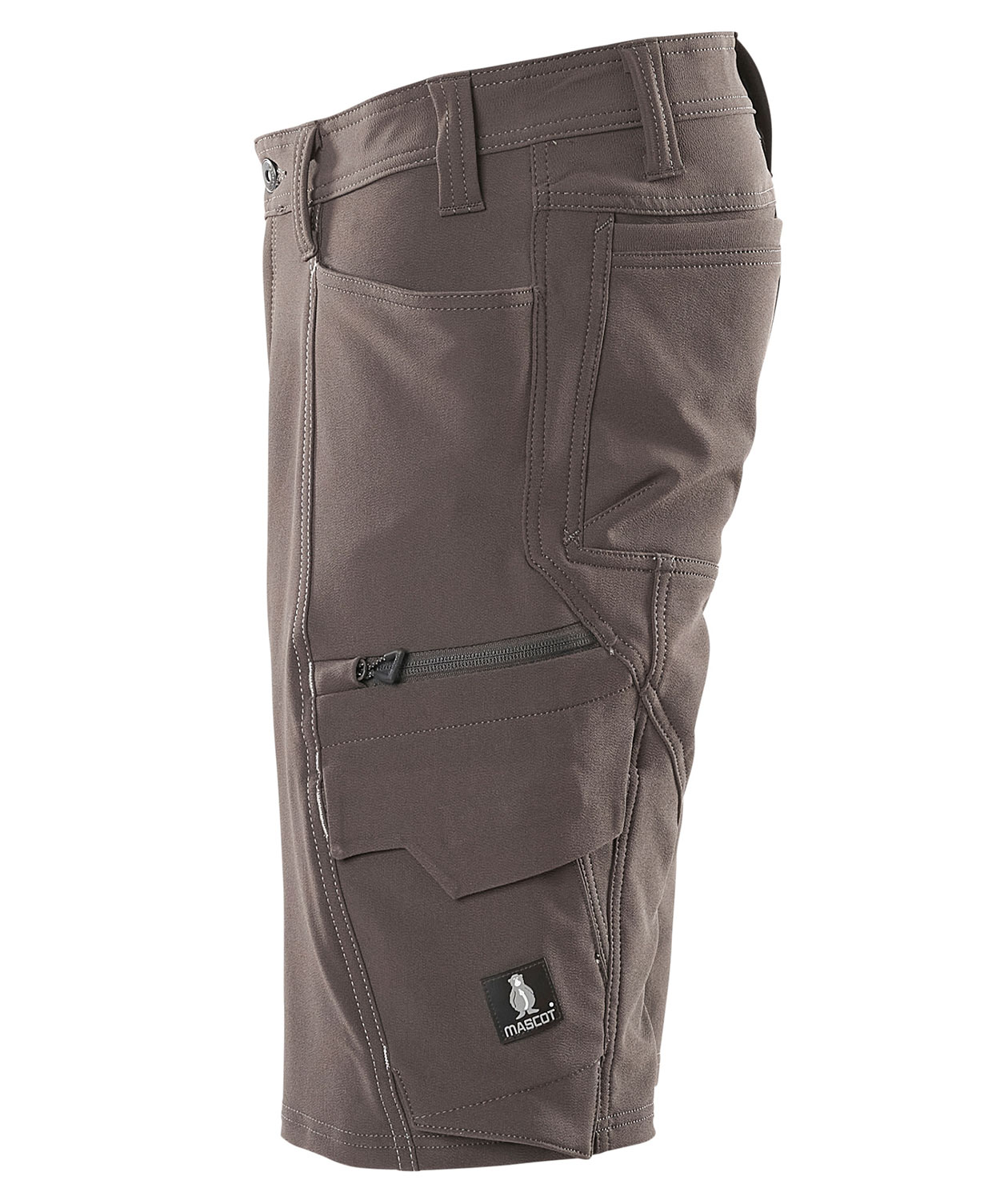 Mascot Accelerate arbejdsshorts full stretch, M&oslash;rk Antracit, large image number 3