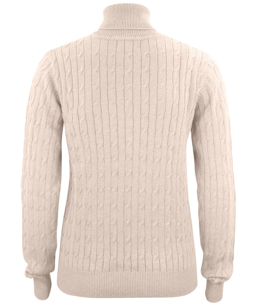 Cutter & Buck Blakely women's turtleneck, Sand melange