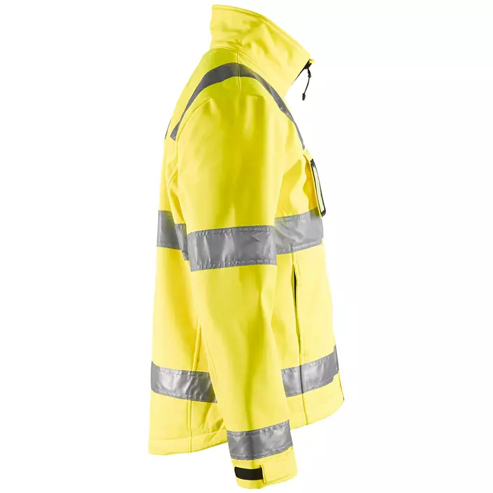 Blåkläder softshell jacket, Hi-Vis Yellow, large image number 2