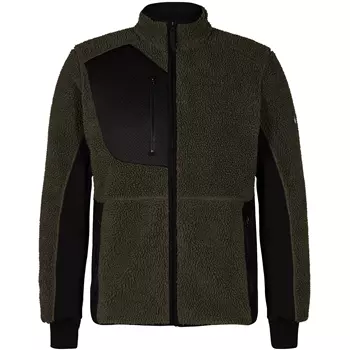 Engel X-treme fibre pile jacket, Forest Green/Black