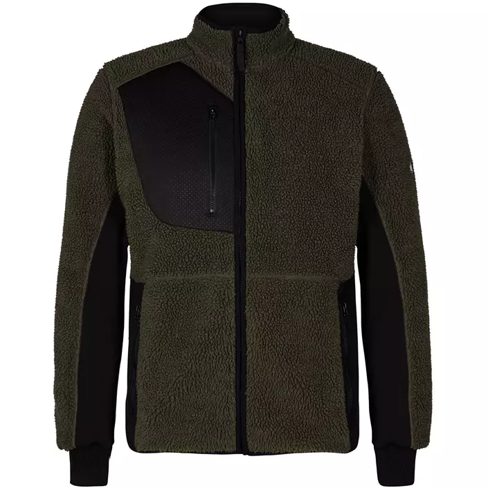 Engel X-treme fibre pile jacket, Forest Green/Black, large image number 0