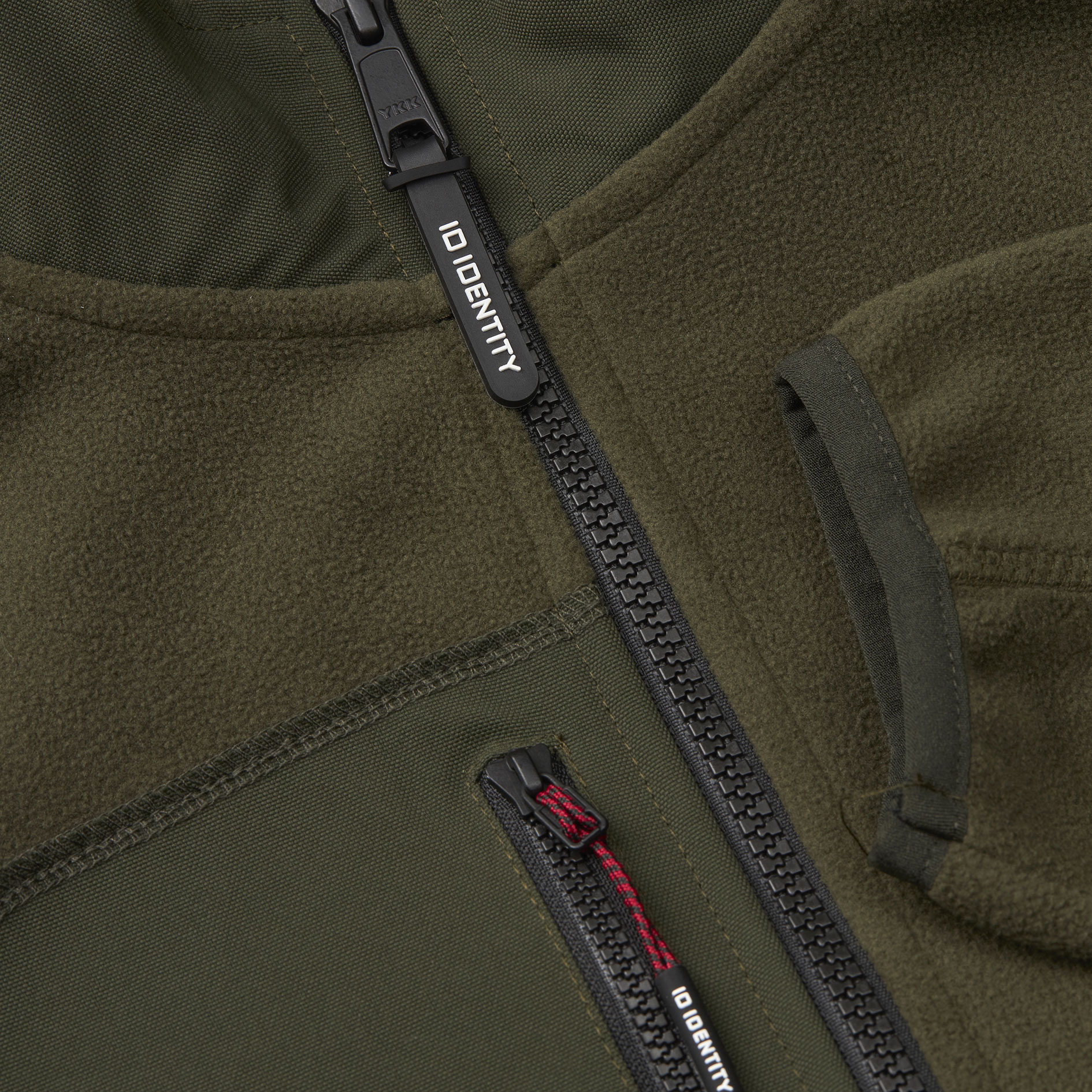 ID Women's fleece jacket, Olive, large image number 3