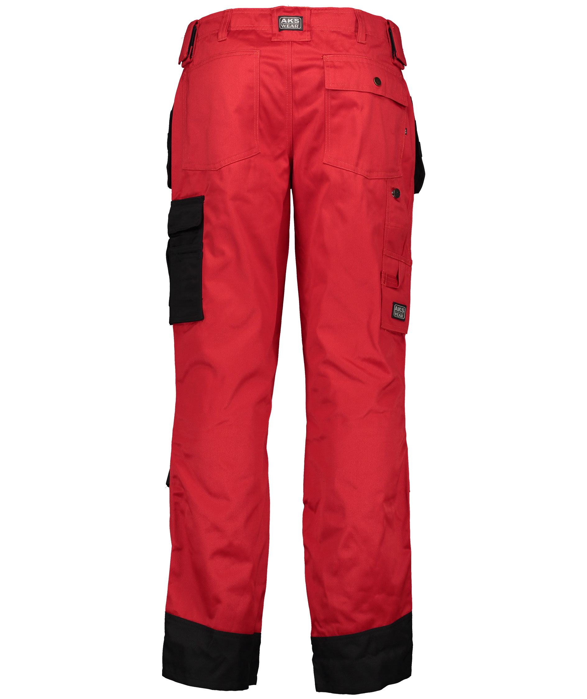 NWC Fosen hantverksbyxa, R&ouml;d/Svart