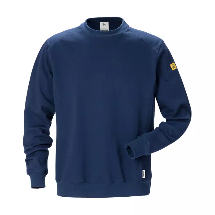 Fristads ESD sweatshirt 7083, Dark Marine Blue, large image number 0