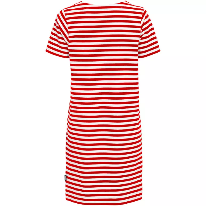 Hejco Melissa kjole, Hvid/rød stribet, large image number 1