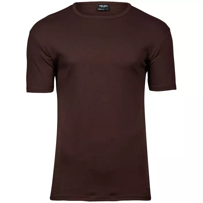 Tee Jays Interlock T-skjorte, Brun, large image number 0