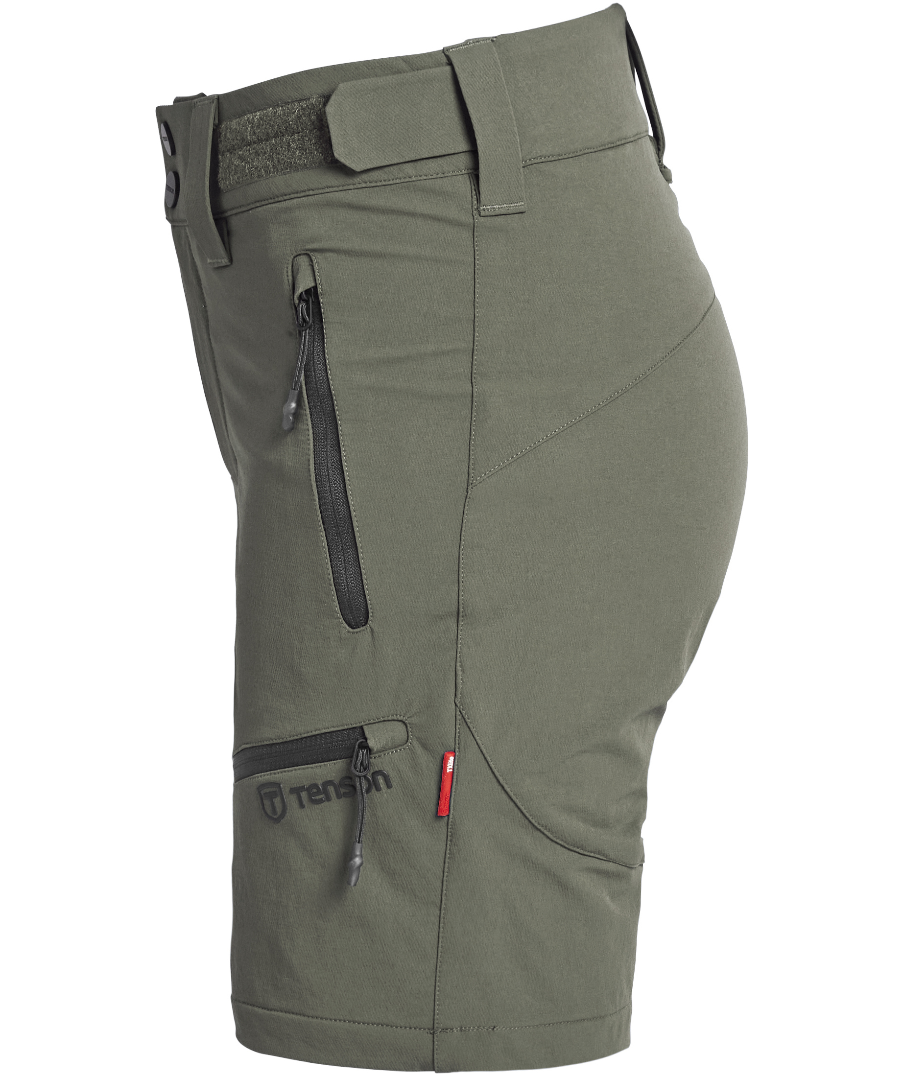 Tenson TXlite Flex women's shorts, Dark Olive, large image number 4