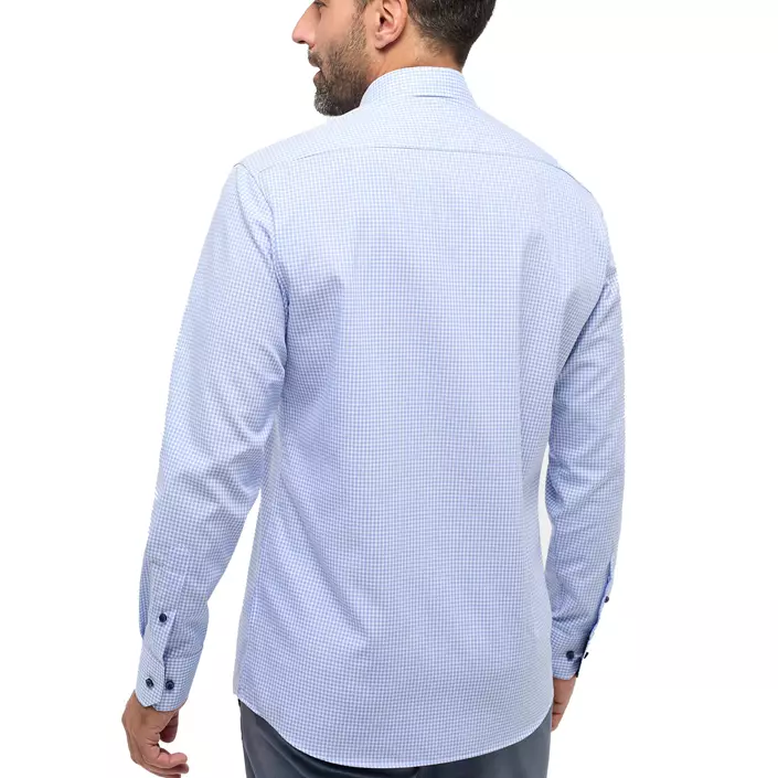 Eterna Poplin Modern fit skjorte, Light blue, large image number 2