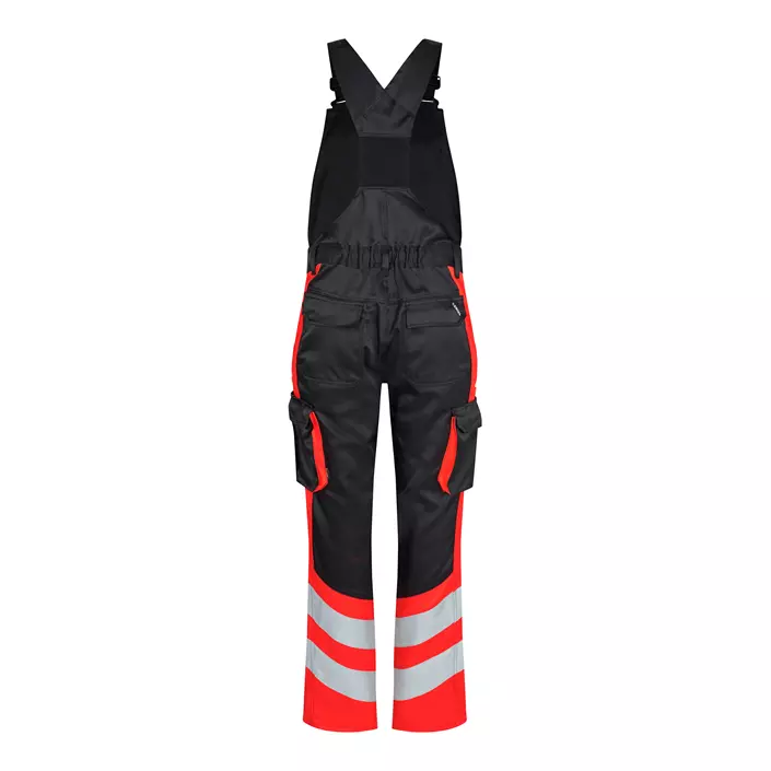Engel Safety Light Bib and Brace, Black/Hi-Vis Red, large image number 1
