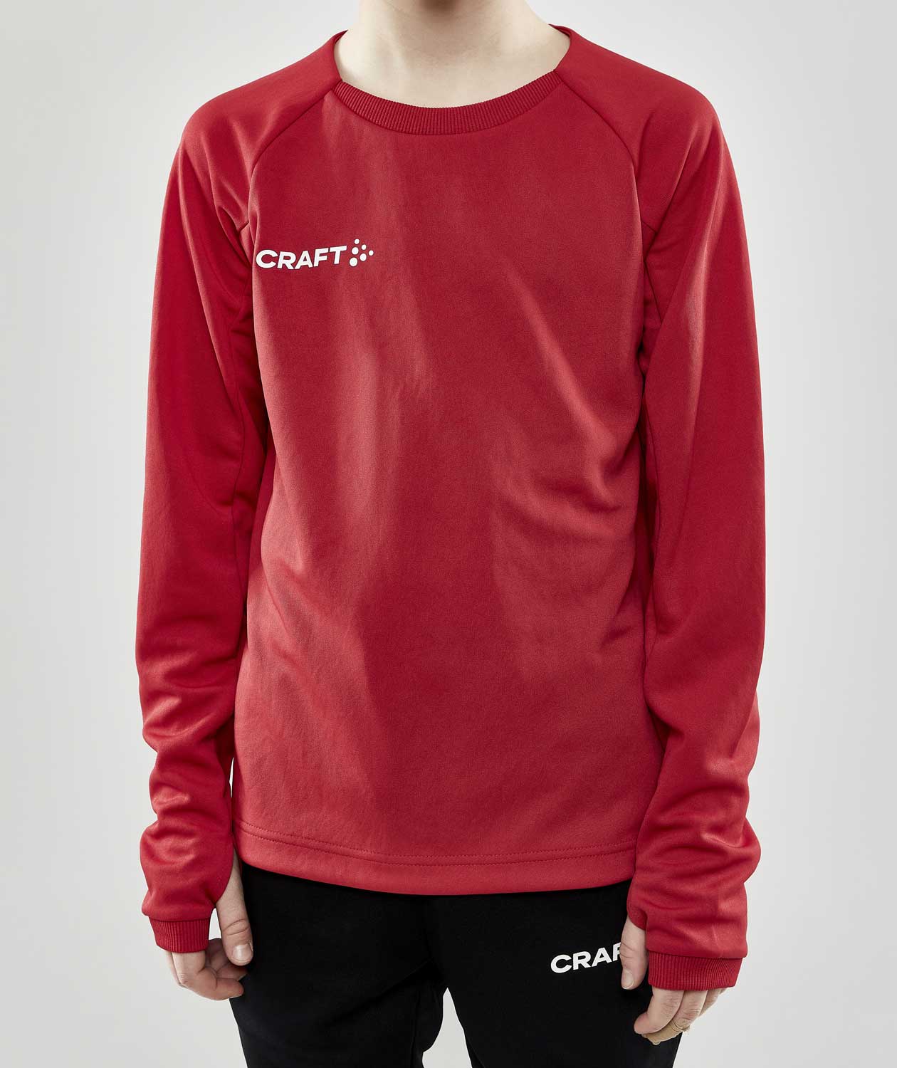 Craft Evolve sweatshirt for barn, R&oslash;d, large image number 1