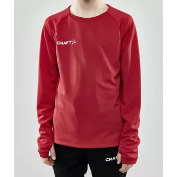 Craft Evolve sweatshirt til børn, Rød