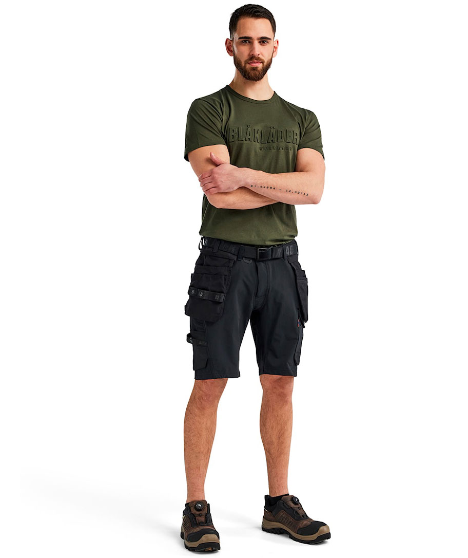 Bl&aring;kl&auml;der&nbsp;h&aring;ndv&aelig;rkershorts full stretch
