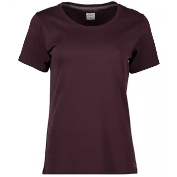 Seven Seas women's round neck T-shirt, Deep Red