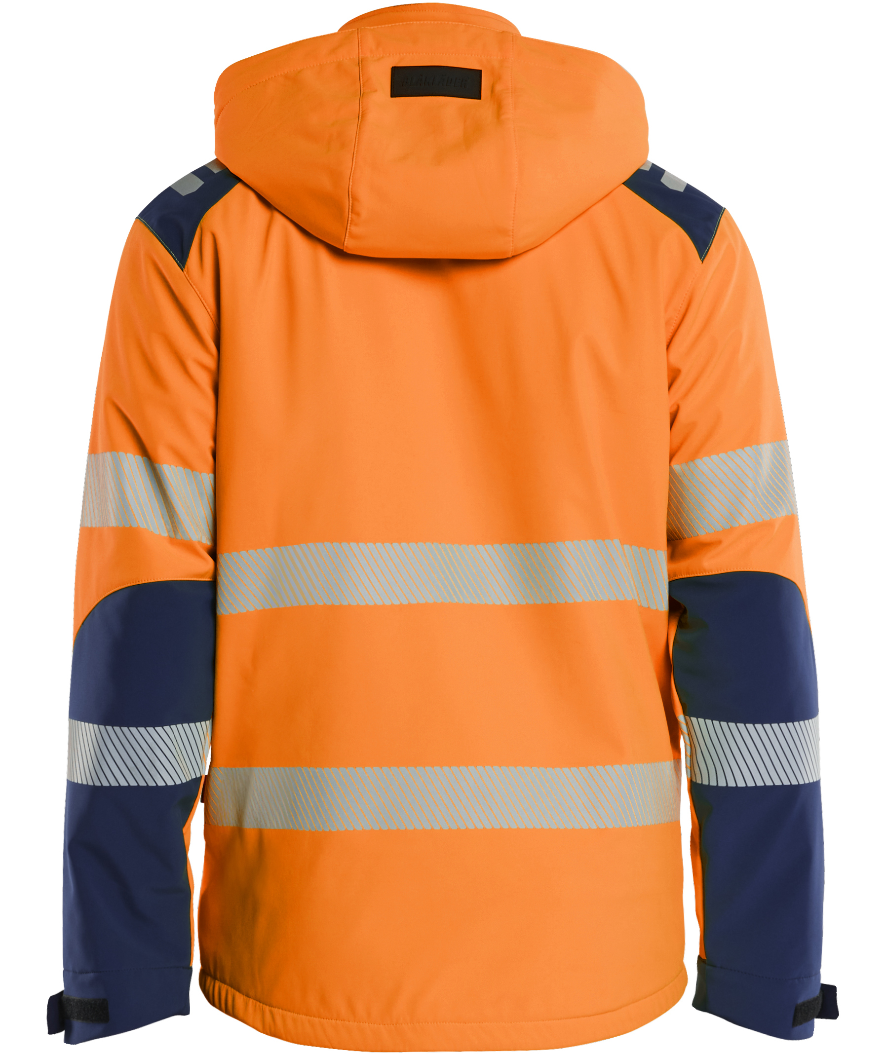 Bl&aring;kl&auml;der lightweight lined softshell jacket, Hi-Vis Orange/Navy, large image number 1
