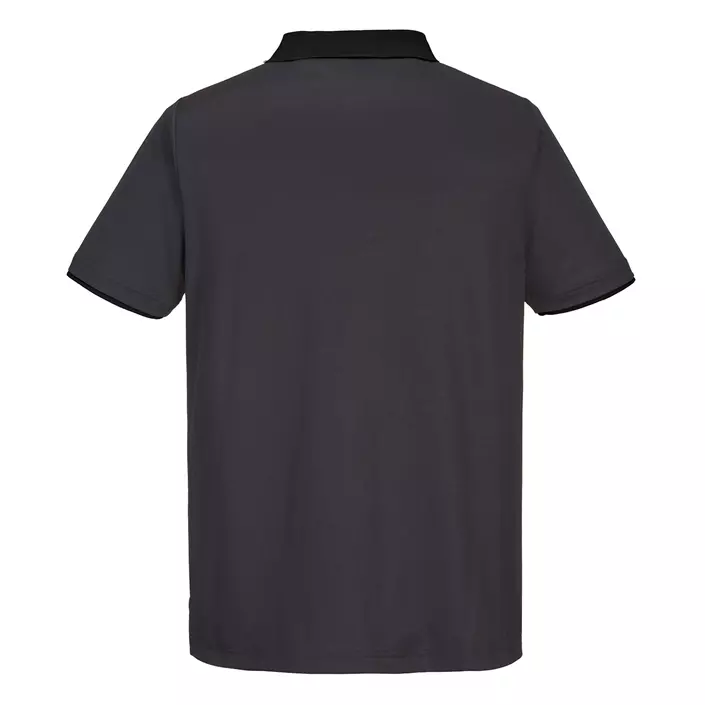 Portwest PW2 polo T-shirt, Zoom grå/Sort, large image number 1