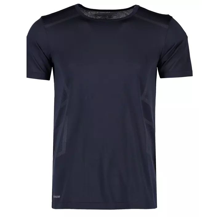 GEYSER sömlös T-shirt, Navy, large image number 1