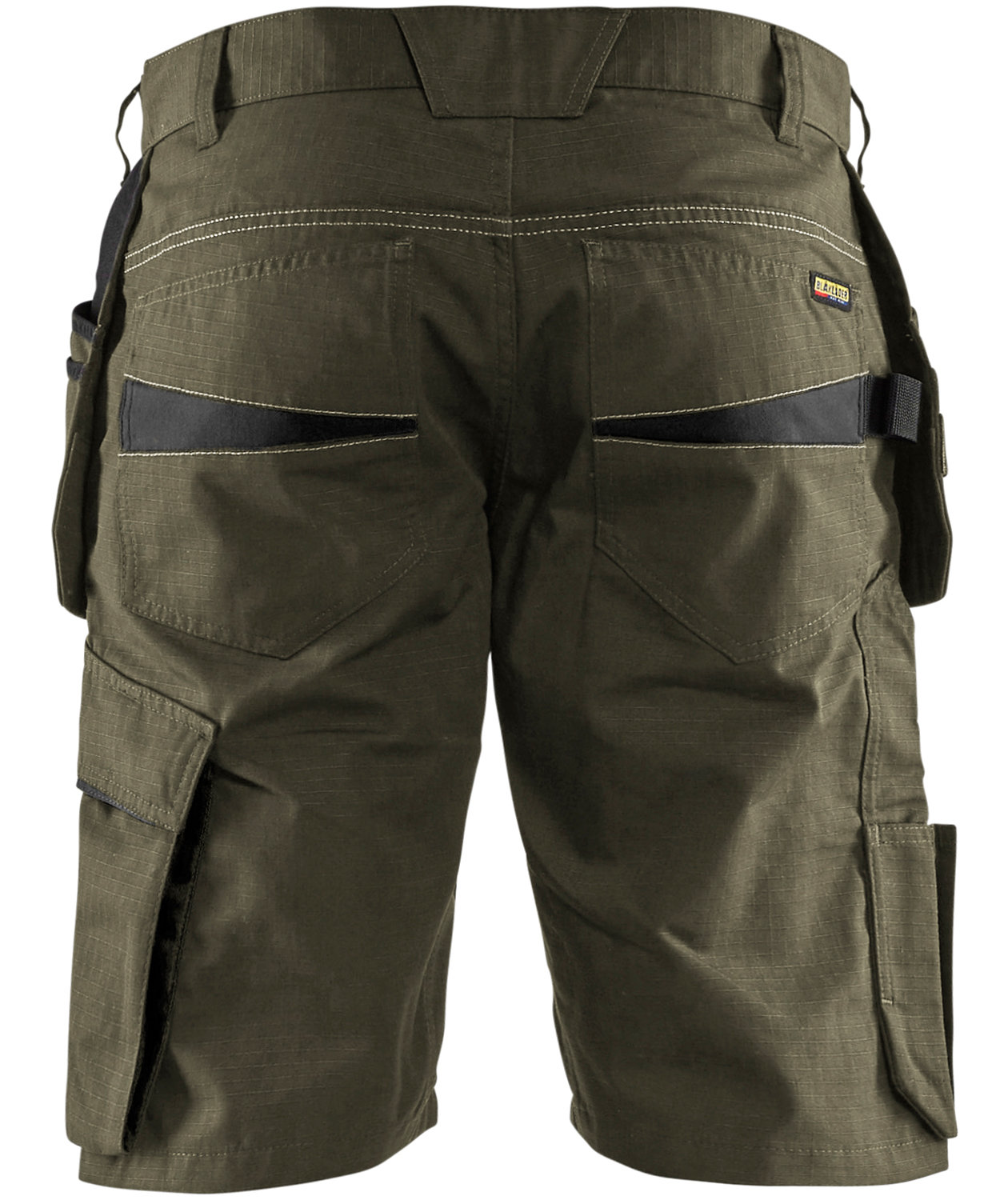 Bl&aring;kl&auml;der Unite craftsman shorts, Olive Green/Black, large image number 1
