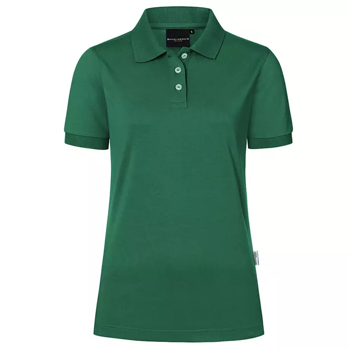 Karlowsky Modern-Flair dame polo t-shirt, Forest green, large image number 0