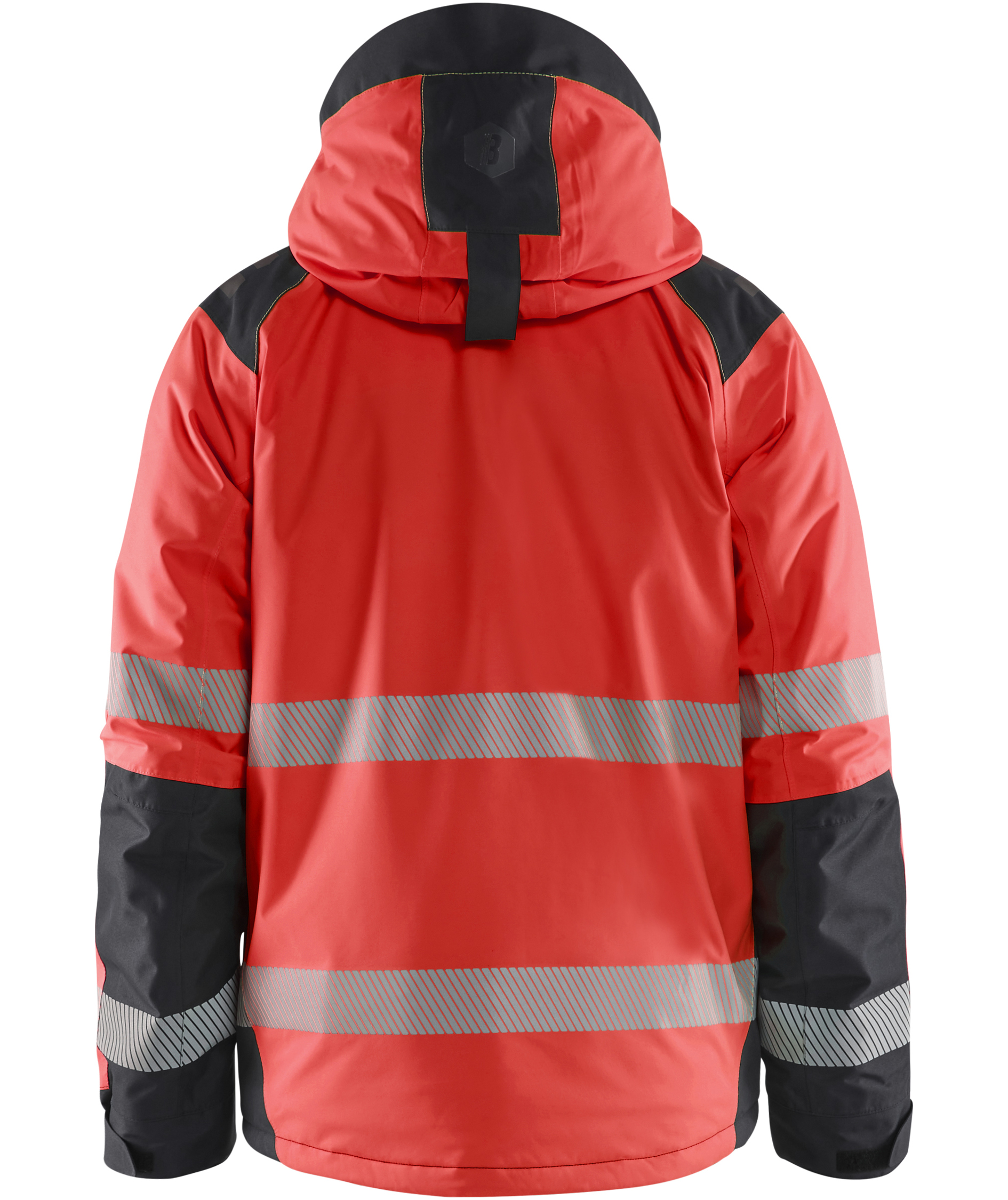 Bl&aring;kl&auml;der Winterjacke, Hi-Vis rot/schwarz, large image number 1