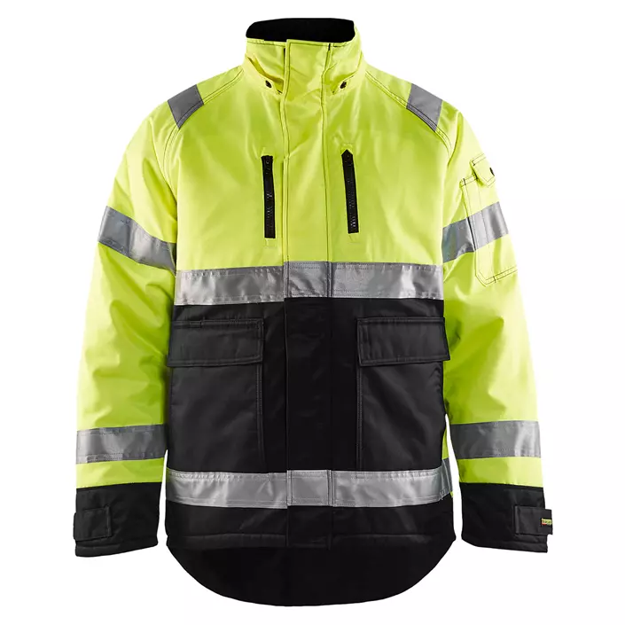 Blåkläder winter work jacket, Yellow/Black, large image number 0