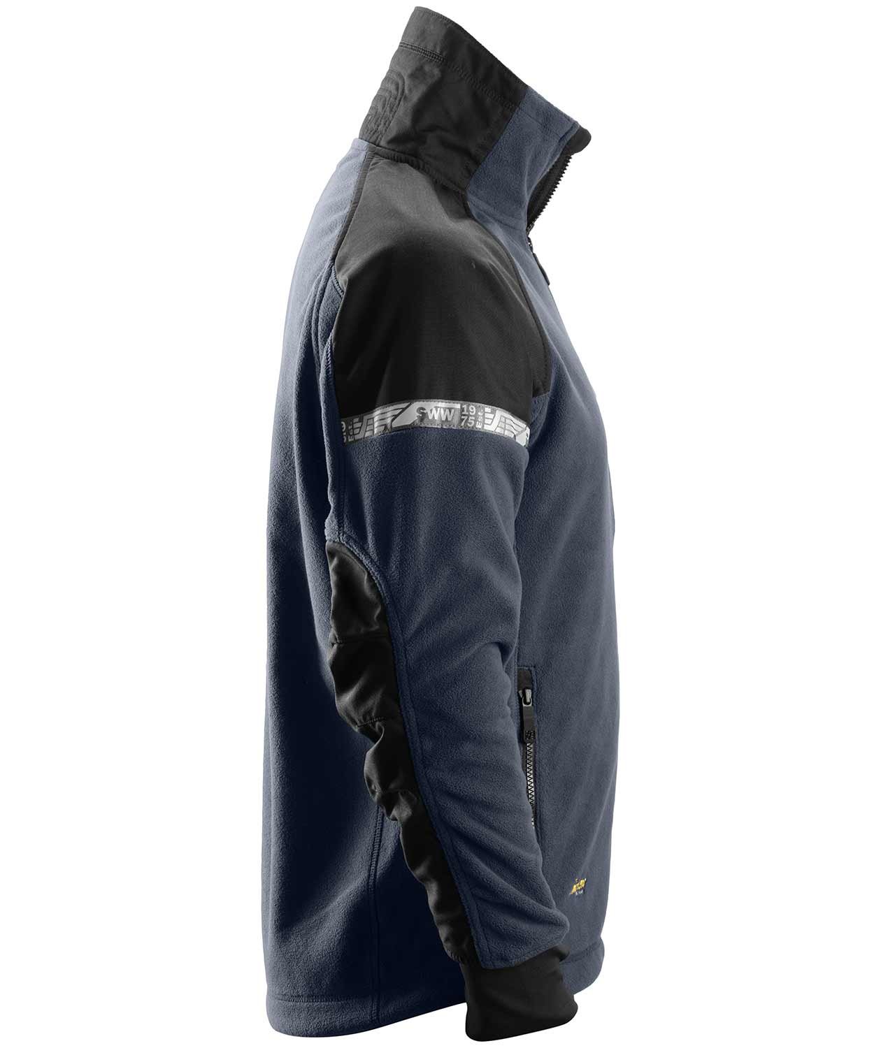 Snickers AllroundWork fleecejakke 8005, Navy/Svart, large image number 3