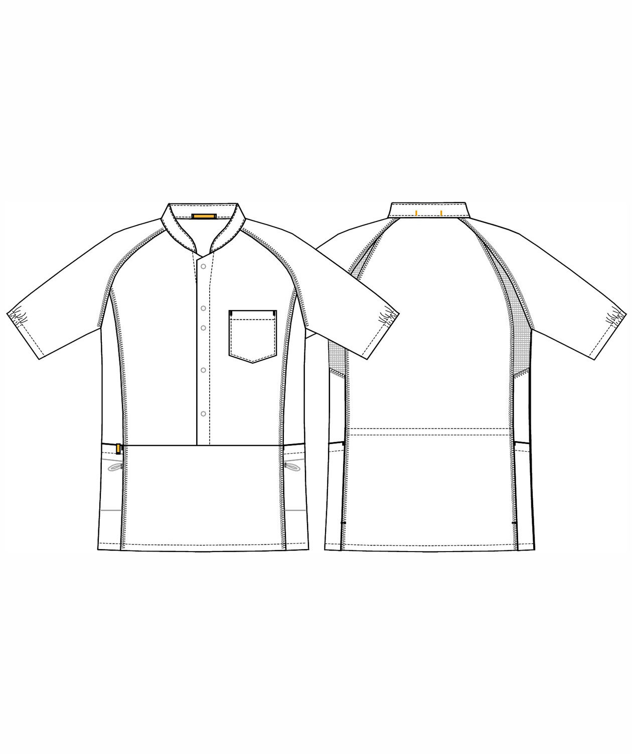 Kentaur Kasack, Blau/Wei&szlig; Gestreift, large image number 2