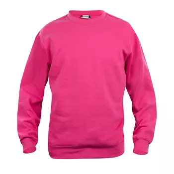 Clique Basic Roundneck Pullover, Hell Cerise