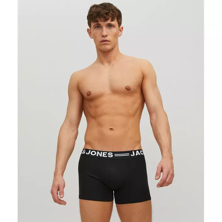 Jack & Jones Sense 3-pak boxershorts, Sort, large image number 1