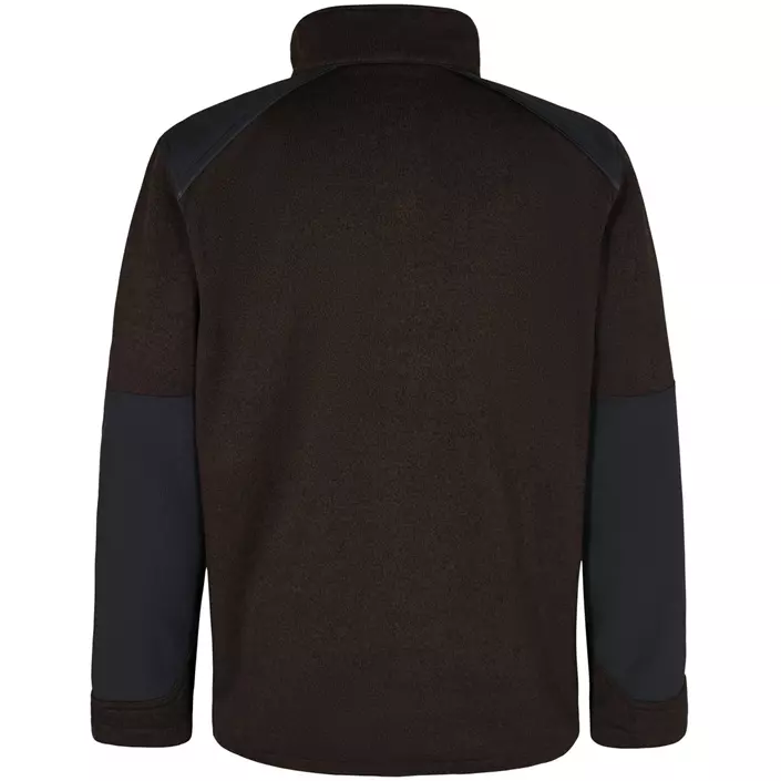 Engel X-treme knitted softshell jacket, Mocca Brown/Black, large image number 1